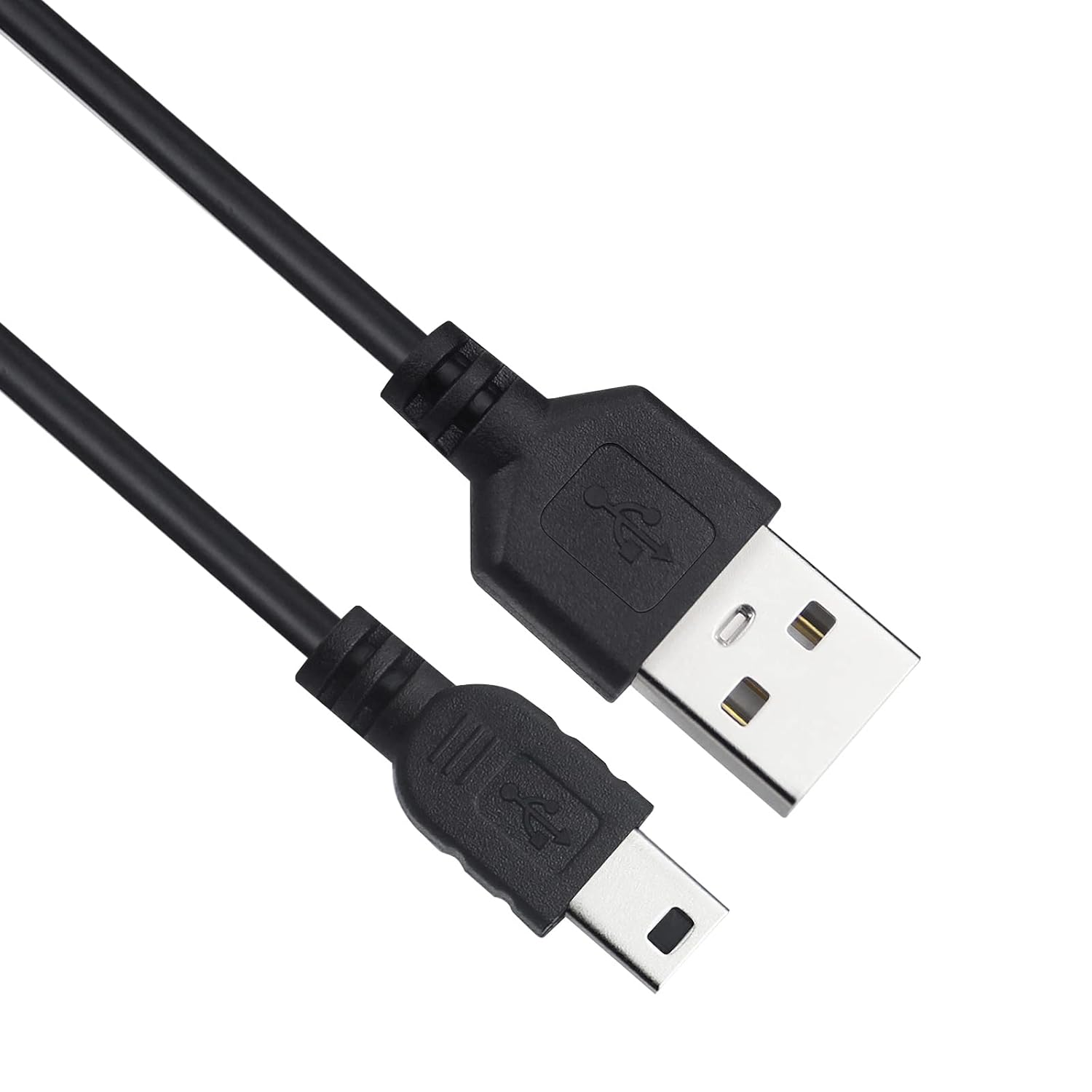 Smays Smays Mini USB Cable 3ft 10-Pack Bulk Black Charger Cord for Fast Charging and Data Transfer - View 3 of 5