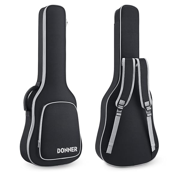 Donner Donner 39 Inch Electric Guitar Case - Waterproof, 5mm Padding, Adjustable Straps & Thick Handle - Durable Soft Bag in Black