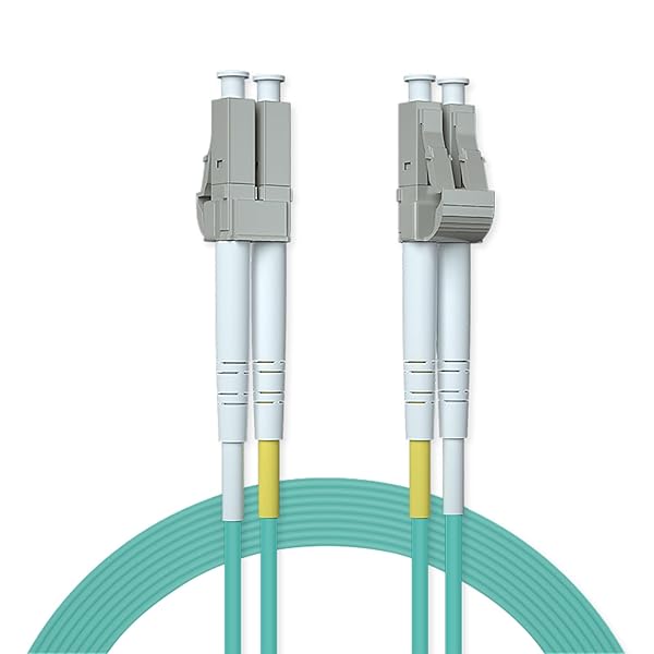 ipolex OM3 LC to LC Fiber Patch Cable 10G Multimode Duplex 50/125?m 20 Meter Aqua Fiber Optic Cord