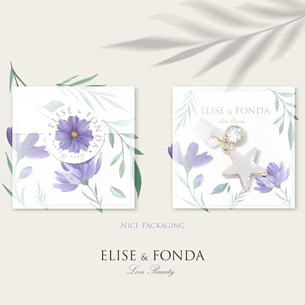 ELISE & FONDA ELISE & FONDA Cute Star Pendant Anti Dust Plug for iPhone & iPad - USB Charging Port Charm (Gray) - View 7 of 8