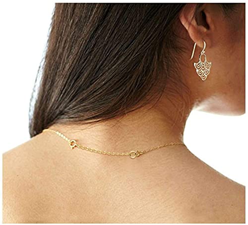 ALEXCRAFT 14K Gold Necklace Extender 925 Sterling Silver Chain Extension for Jewelry Making 1 2 3 Inch Necklace Bracelet Anklet Extender - View 4 of 8