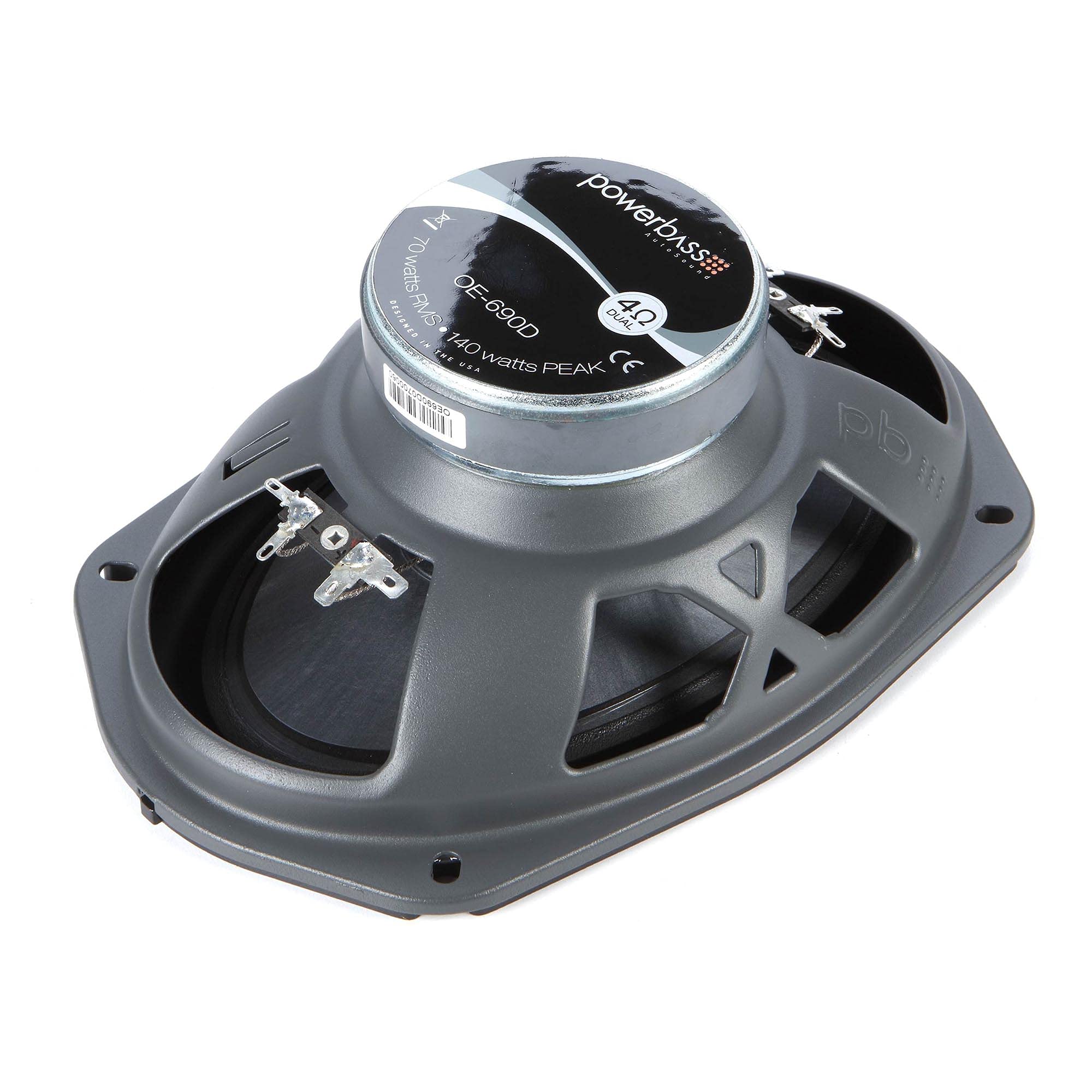 PowerBass Powerbass OE-690D 6x9 Midbass Speakers - High-Quality OEM Replacement Woofers (Pair) - View 4 of 4