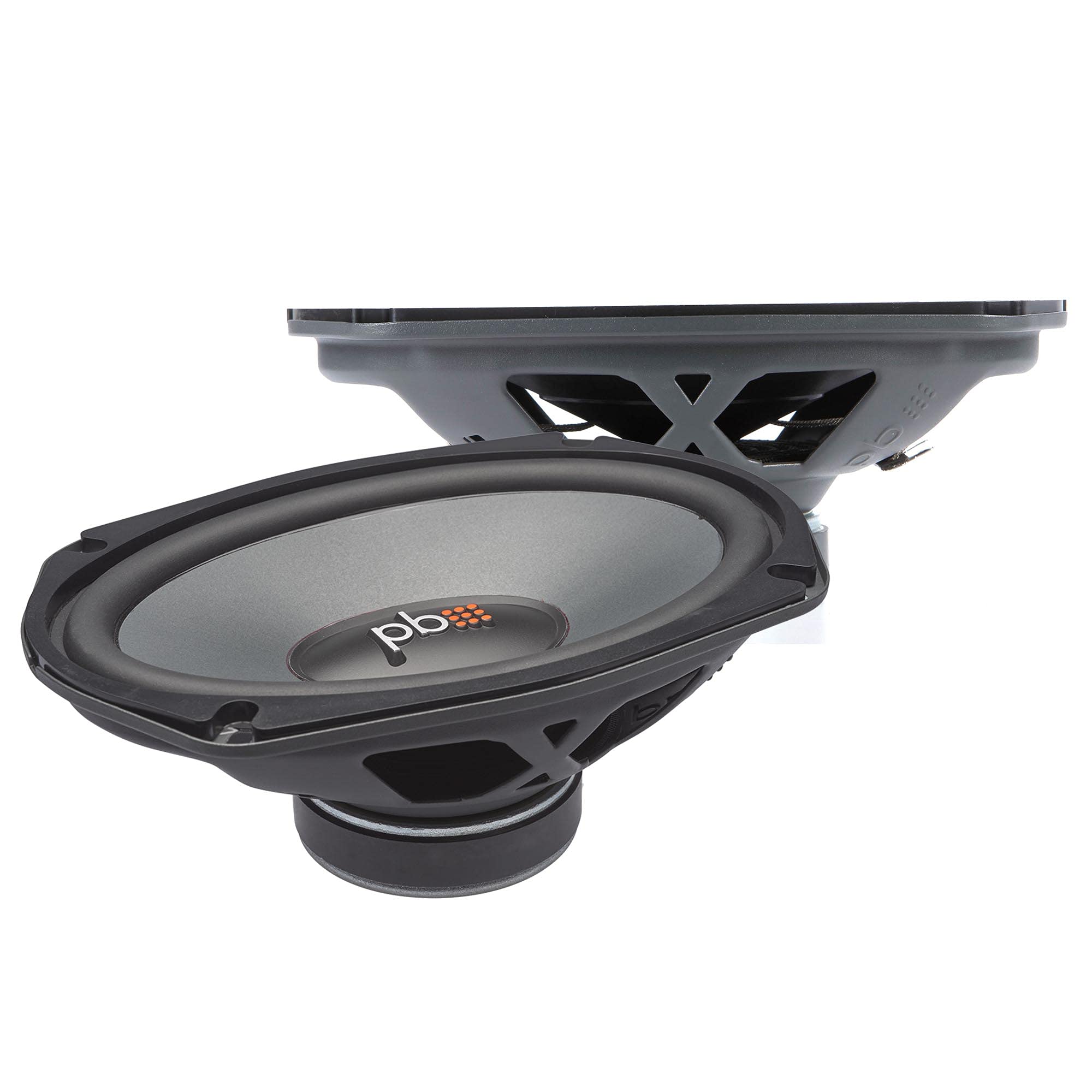 Powerbass OE-690D 6x9 Midbass Speakers - High-Quality OEM Replacement Woofers (Pair)