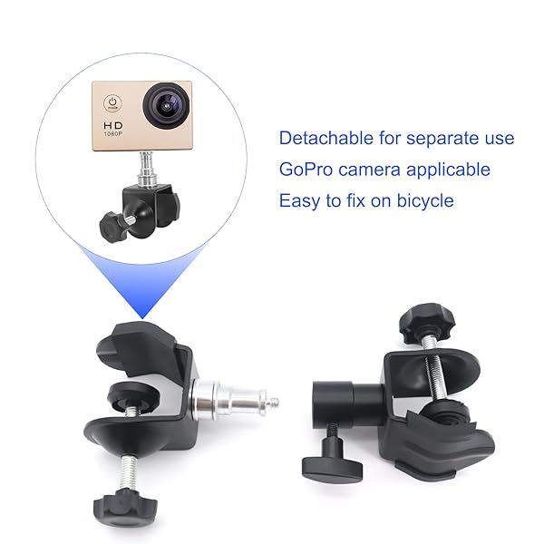 Hooshion Hooshion Metal Tripod Umbrella Holder for Outdoor Photography Durable Clip Bracket Stand Accessory - View 3 of 10