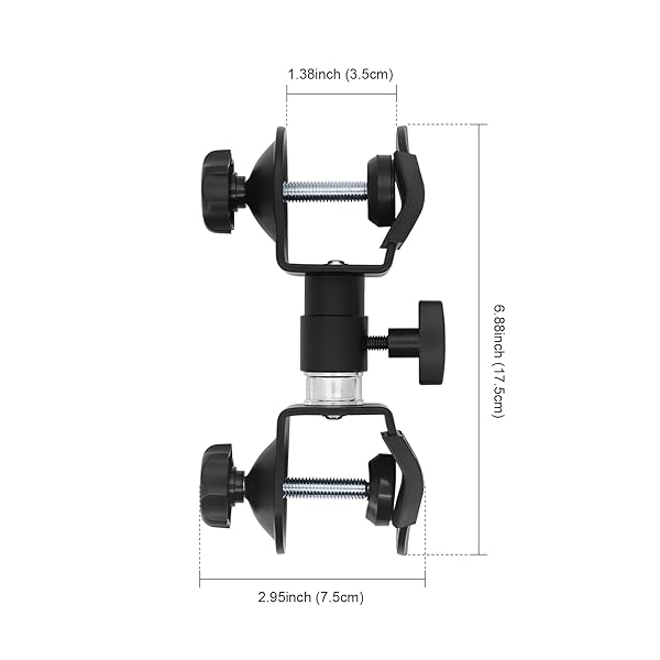 Hooshion Hooshion Metal Tripod Umbrella Holder for Outdoor Photography Durable Clip Bracket Stand Accessory - View 5 of 10
