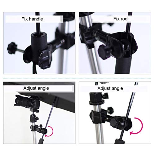 Hooshion Hooshion Metal Tripod Umbrella Holder for Outdoor Photography Durable Clip Bracket Stand Accessory - View 7 of 10