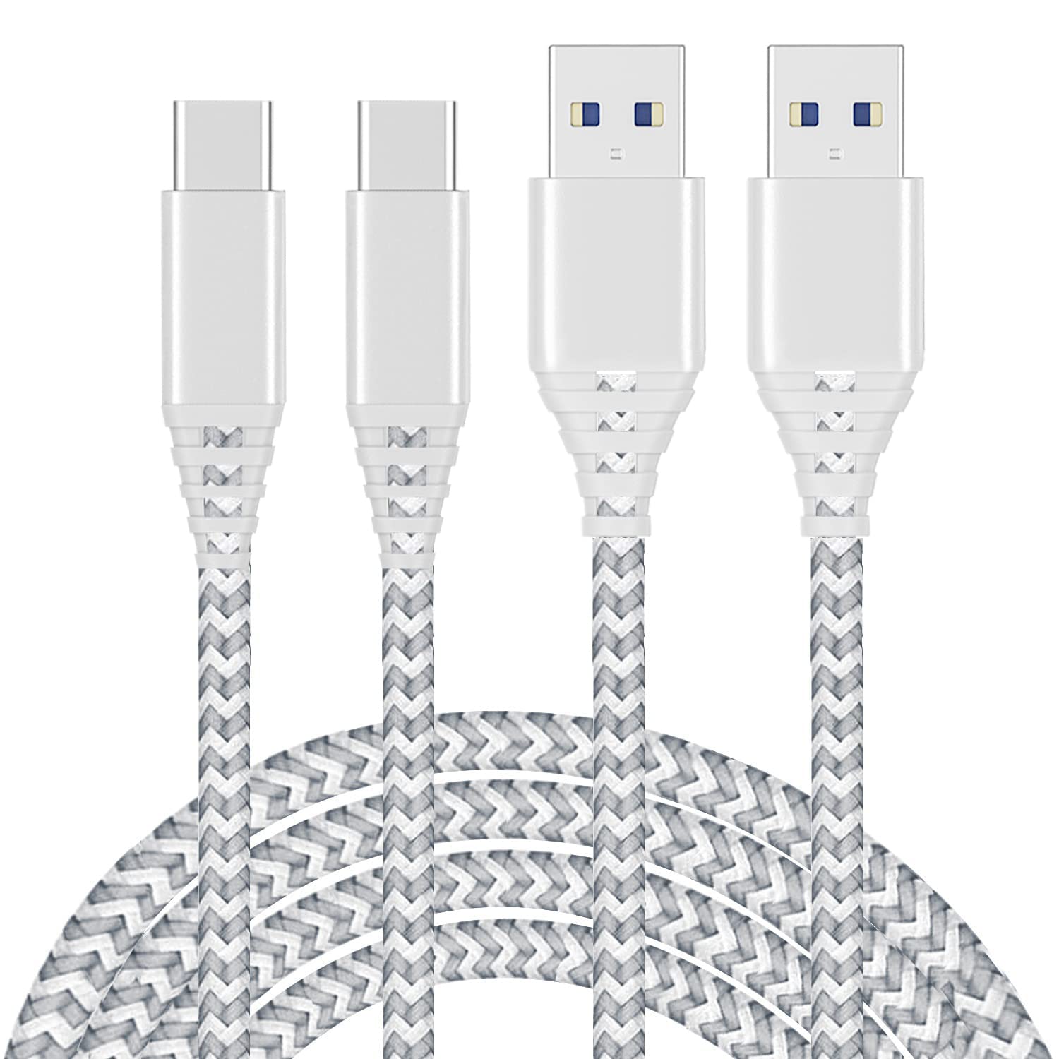 10FT USB Type C Charger Cable for Samsung Galaxy S22 Plus Ultra A13 A14 A51 A32 5G Fast Charge Extra Long Cord