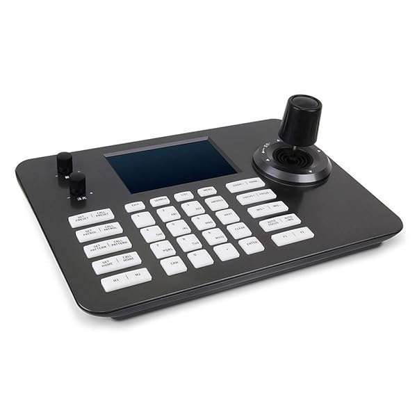 Hsility Buy Hsility PTZ Controller with 5-Inch LCD Screen - POE Network 4D Joystick for Indoor Cameras