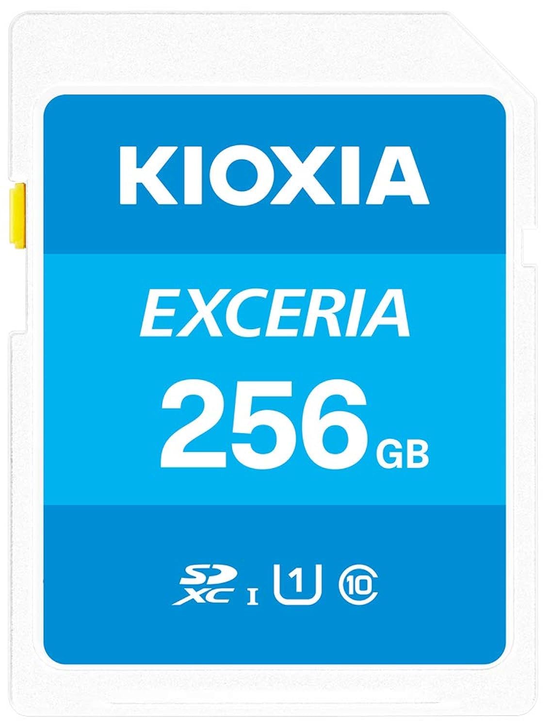 KIOXIA Buy Kioxia 256GB Exceria SDXC UHS-I U1 Class 10 Memory Card - Fast 100MB/s Read Speed