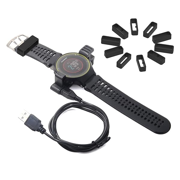 FitTurn FitTurn Silicone Band Keepers Fastener Rings for Bushnell Neo Ion 1 2 and Excel Golf GPS Smartwatch Accessories - View 6 of 9