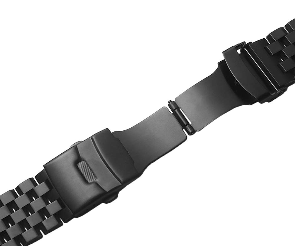 Kai Tian 46mm Watch Replacement Strap for Samsung Gear S3 Classic and Frontier Stainless Steel Band 22mm Black - View 4 of 7