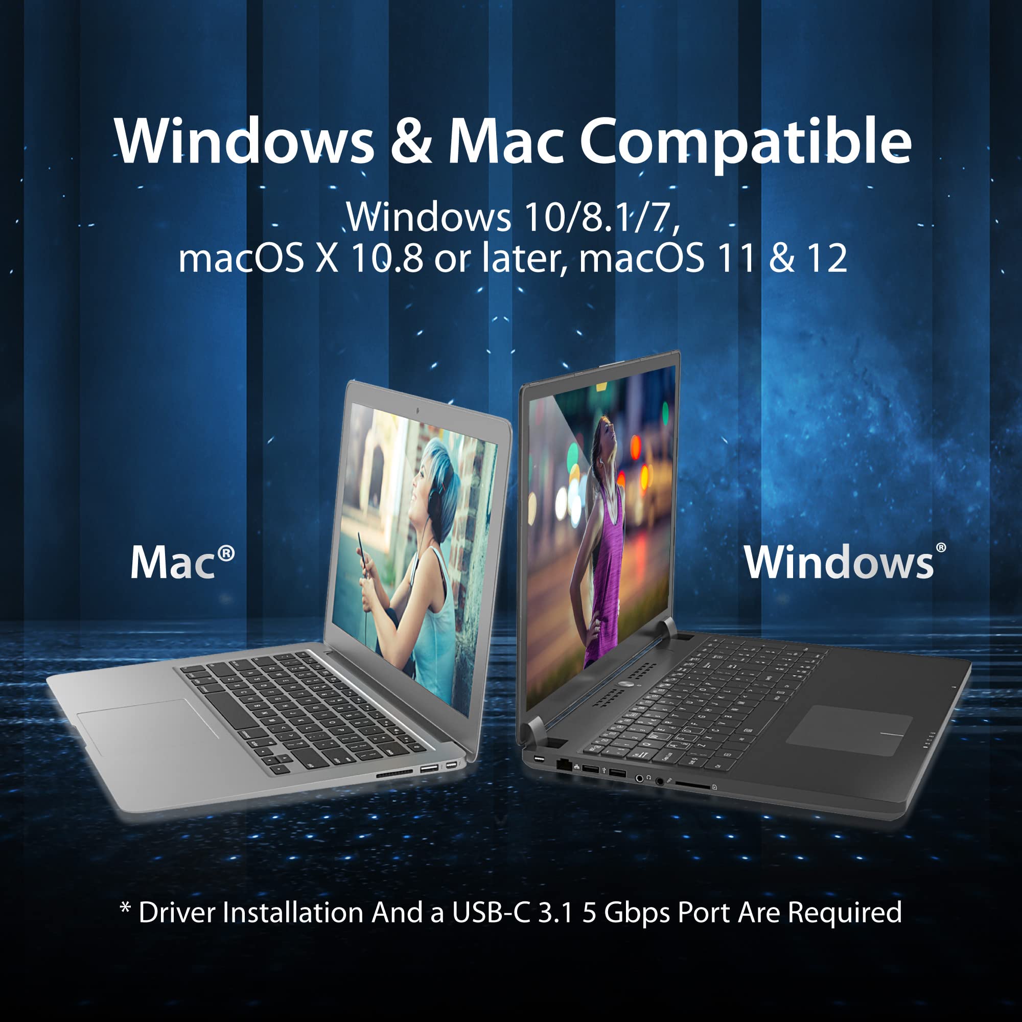 j5create USB Type C Docking Station 100W PD Charger Supports 3 Displays HDMI DisplayPort VGA for MacBook Pro Air XPS and More - View 7 of 8