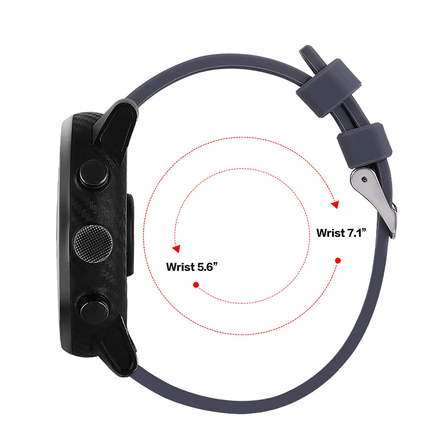 E ECSEM Replacement Colourful Strap Bracelet 6Pack 22MM Bands for Umidigi Uwatch Urun S Uwatch 5 Uwatch 2 Uwatch 2S Soft Durable Accessories - View 5 of 7