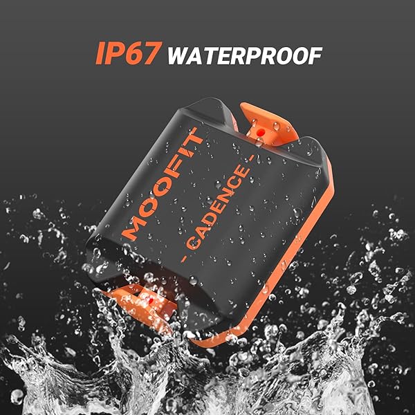 moofit Moofit Cadence Speed Sensor Bluetooth ANT Wireless RPM Cycling Spin Bike Sensor for Wahoo Coosporide Rouvy Peloton IP67 Waterproof Orange - View 9 of 10