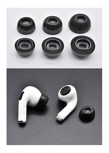 Zotech Zotech Replacement Memory Foam Ear Tips for Apple Airpods Pro S M L 3 Pairs - View 4 of 6
