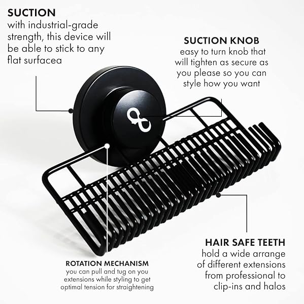 everlong Evercaddy Joi Mate Portable Caddy for Storing and Securing 100% Human Hair Extensions Clip-ins Halos and Wefts - View 4 of 8