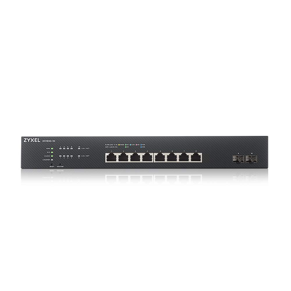ZYXEL Zyxel 8-Port Multi-Gigabit Ethernet Smart L2 Managed Switch with 2X 10G Ethernet and Nebula Cloud Rackmount Limited Lifetime - View 2 of 5
