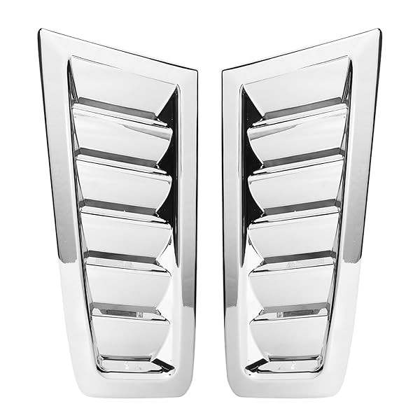 Acouto Acouto Car Hood Vents 2pcs for Focus RS MK2 Bonnet Air Intake Scoops Auto ABS Cover Modified Car Accessories - View 2 of 10