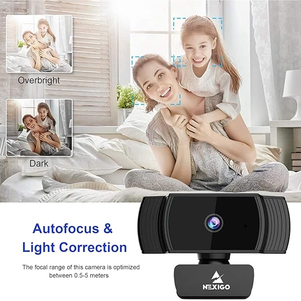 NexiGo Buy NexiGo N930AF Webcam: 1080p HD USB Camera with Microphone for Zoom, Skype, Teams & More - View 4 of 9