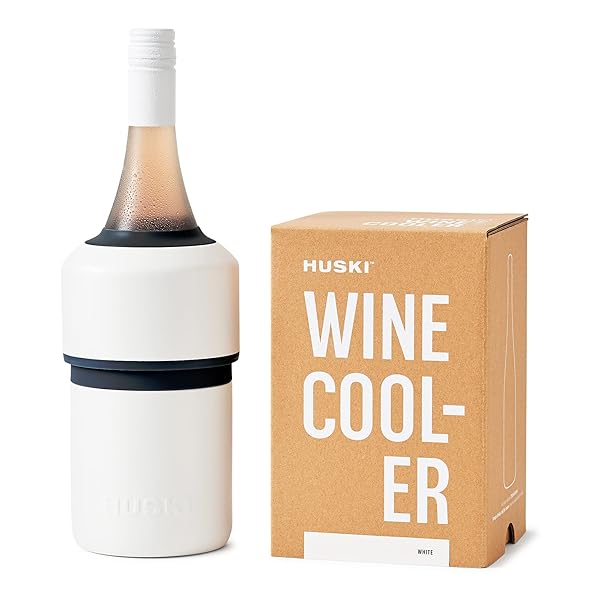 Huski Huski Wine Chiller: Award-Winning Iceless Design Keeps Wine Cold for 6 Hours - Perfect Gift for Wine Lovers!