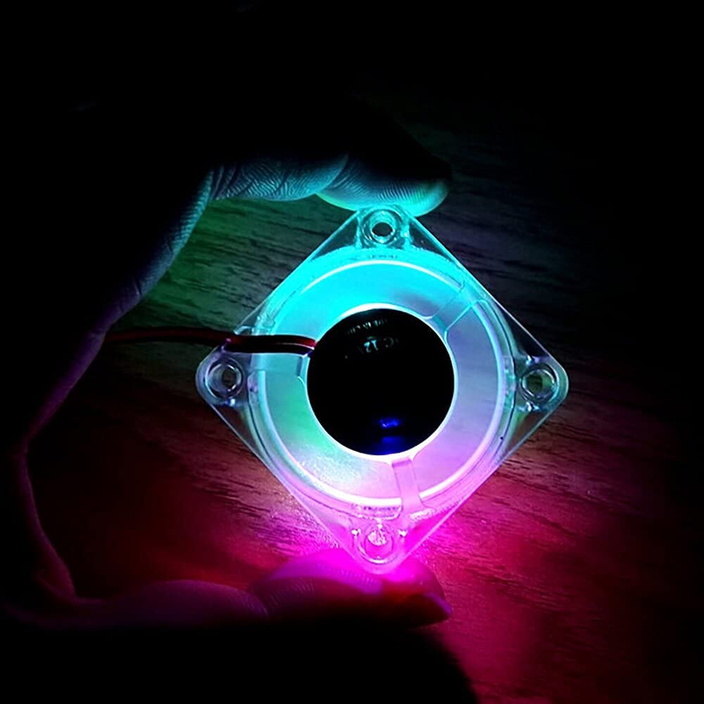 WINSINN 30mm RGB USB Fan Pack of 4 Colorful 3D Printer Micro Fans Brushless Cooling 5V Hydraulic Bearing 3010 - View 6 of 6