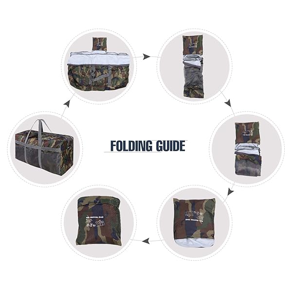 REDCAMP REDCAMP Unisex Adult Camouflage 96L Pocket Luggage for Travel and Outdoor Adventures - View 6 of 8