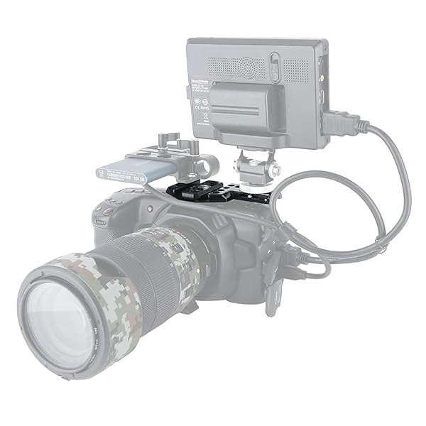 NICEYRIG Buy NICEYRIG Top Plate for BMPCC 4K/6K - Blackmagic Pocket Cinema Camera Mounting with NATO Rail & Cold Shoe - View 9 of 10