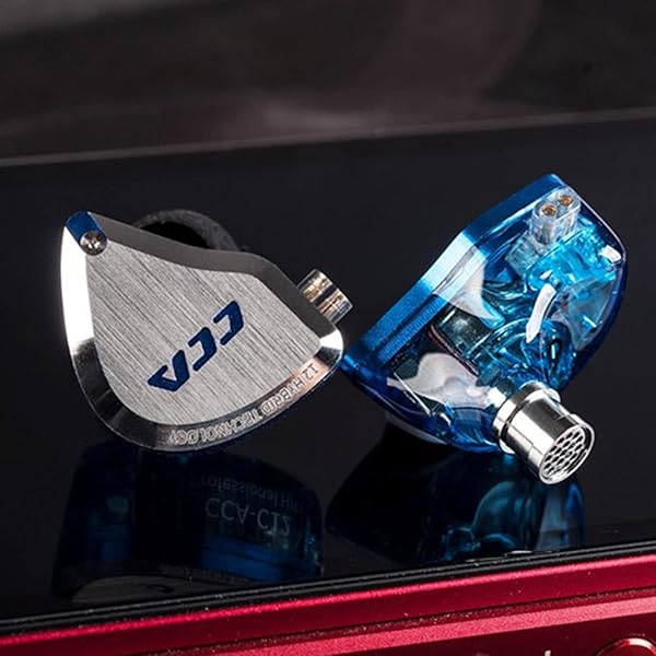 CCA CCA C12 In Ear Monitor Headphones 5BA 1DD Hybrid HiFi IEM Earphones Noise Isolating Stereo Wired Earbuds for Musicians and Audiophiles - View 10 of 10