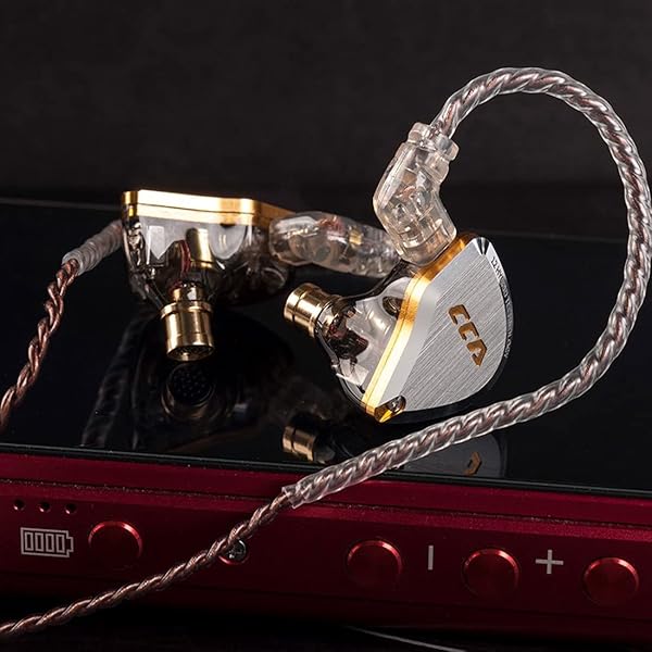 CCA CCA C12 In Ear Monitor Headphones 5BA 1DD Hybrid HiFi IEM Earphones Noise Isolating Stereo Wired Earbuds for Musicians and Audiophiles - View 8 of 10