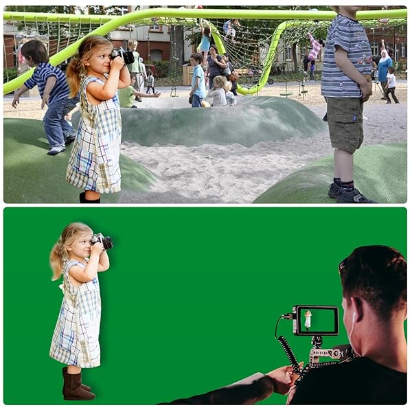 EMART EMART 10x20 FT Green Screen Backdrop for Streaming & Photography - Includes Clips for Easy Setup - View 7 of 8