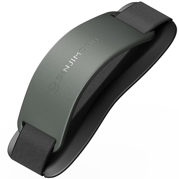 Sinjimoru Phone Grip with Silicone Band - Comfortable One-Hand Holder & Kickstand for iPhone, Android, Tablets & eReaders