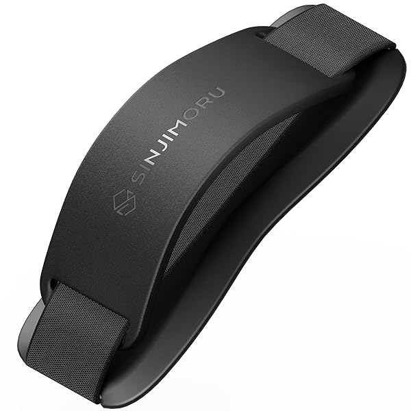 Sinjimoru Sinjimoru Phone Grip with Silicone Band Â– Comfortable One-Hand Holder & Kickstand for Smartphones, Tablets, and eReaders for iPhone, Android, and Kindle Sinji Grip Silicone Black