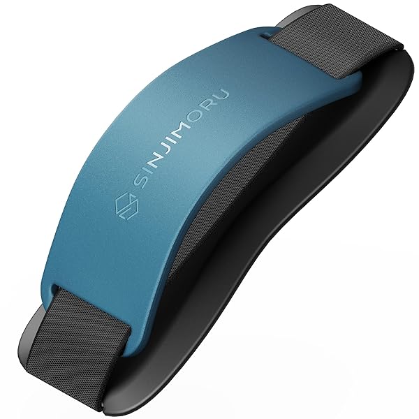 Sinjimoru Sinjimoru Phone Grip with Silicone Band Â– Comfortable One-Hand Holder & Kickstand for Smartphones, Tablets, and eReaders for iPhone, Android, and Kindle Sinji Grip Silicone Teal - View 3 of 8