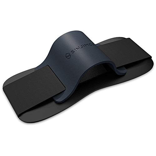 Sinjimoru Sinjimoru Phone Grip with Silicone Band - Comfortable One-Hand Holder & Kickstand for iPhone, Android, Kindle - Midnight Blue - View 3 of 8