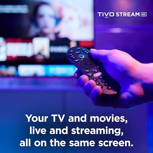 TiVo TiVo Stream 4K: All-in-One Streaming & Live TV with 4K UHD, Dolby Vision & Atmos - Smart TV Powered by Android - View 5 of 9