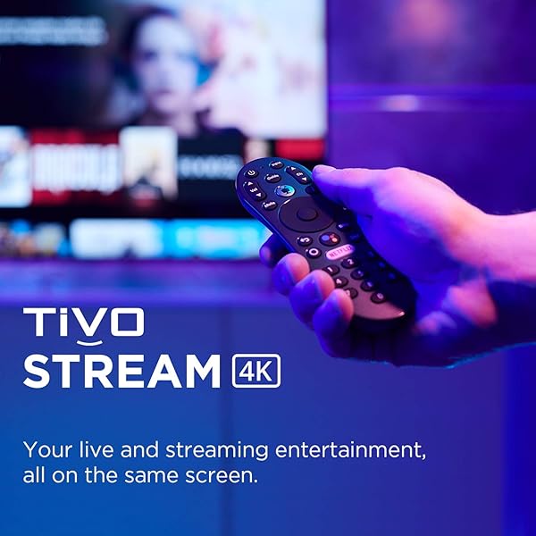 TiVo TiVo Stream 4K: All-in-One Streaming & Live TV with 4K UHD, Dolby Vision & Atmos - Smart TV Powered by Android - View 8 of 9