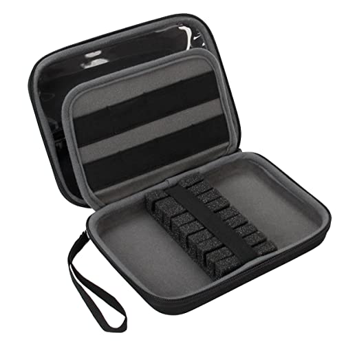 USA Gear Hard Shell Dart Case: Fits 8 Soft Tip Darts & Extra Flights - Durable Storage Solution