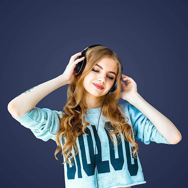 LORELEI LORELEI X6 Lightweight Foldable Over-Ear Headphones with Microphone Portable Stereo Bass for Smartphone Tablet MP3 4 Dark Blue - View 7 of 7