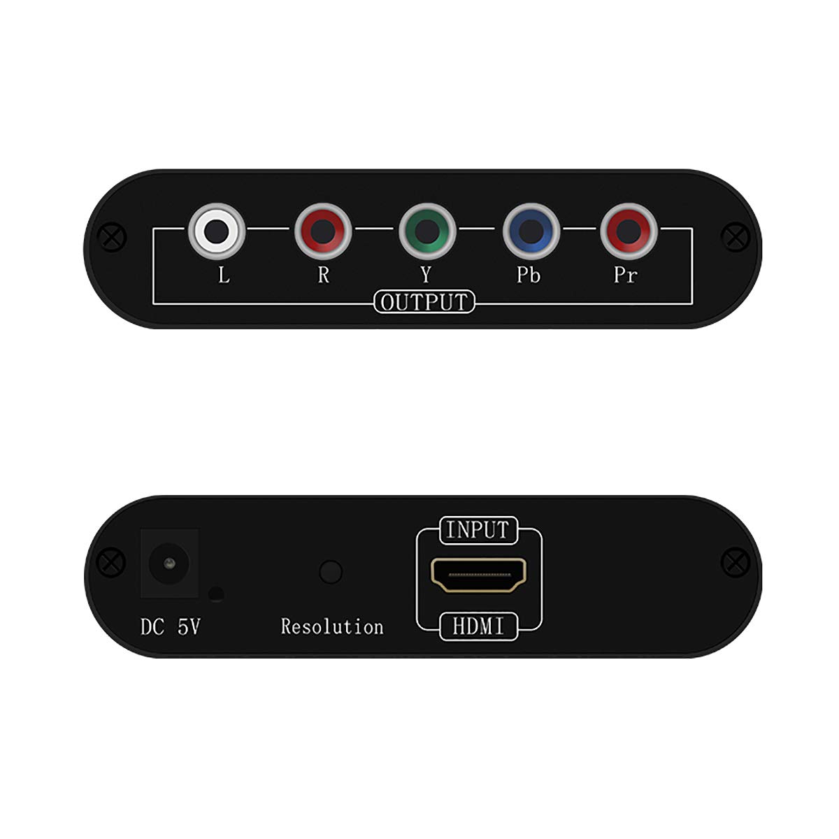 HDMI to 1080P Component Video Scaler Converter for PS3, PS4, Xbox & More - R/L Support