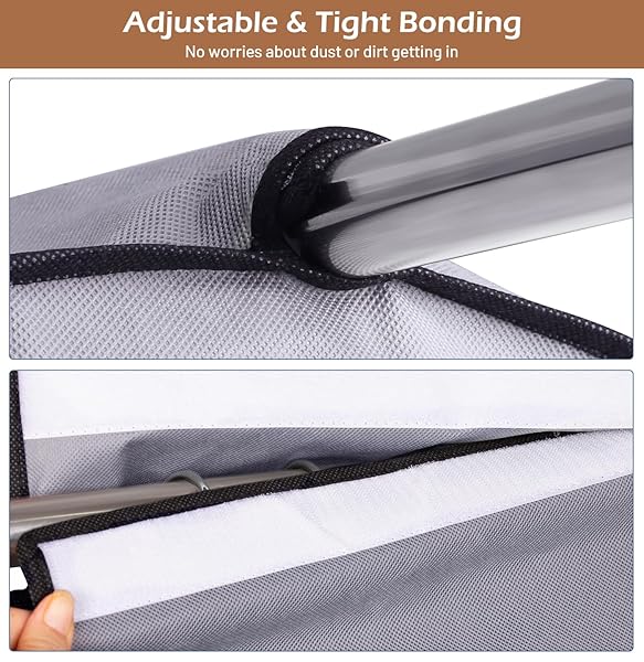 MISSLO MISSLO 43 Inch Hanging Garment Bags for Closet Storage with Clear Window and Zippers 2 Pack - View 5 of 8