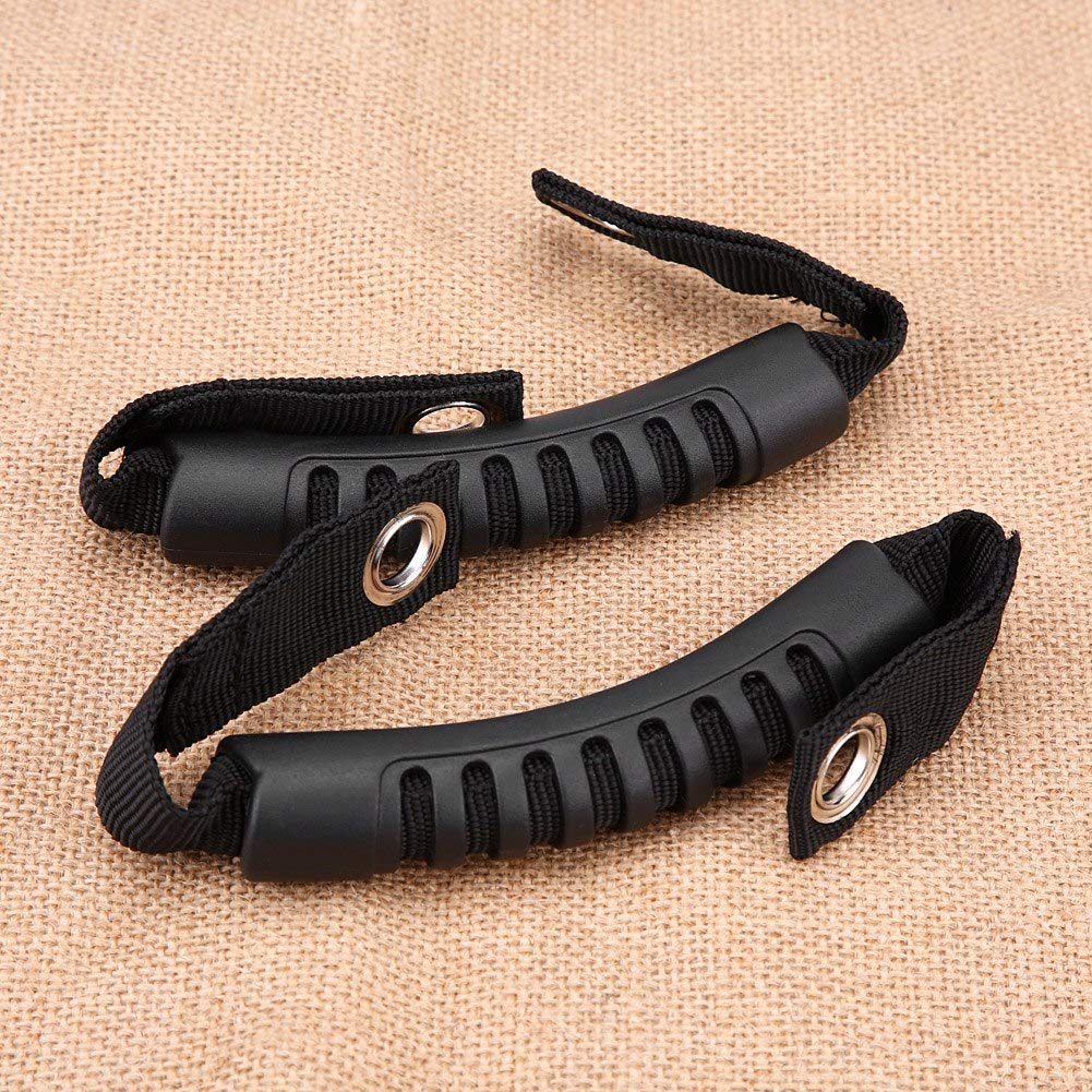 Aramox ARAMOX 2Pcs Car Rear Seat Back Grab Handle Set for 1995-2017 - Black Headrest Accessories - View 8 of 9