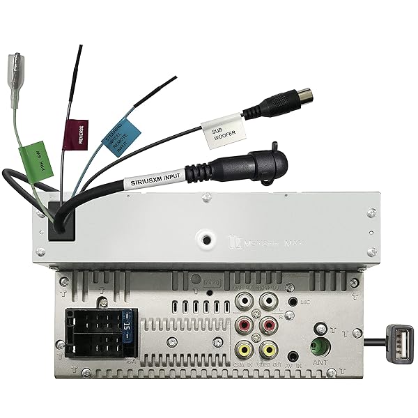 JVC "JVC KW-V660BT: 6.8" Apple CarPlay & Android Auto Double DIN DVD Player with Bluetooth & 13-Band EQ" - View 4 of 8