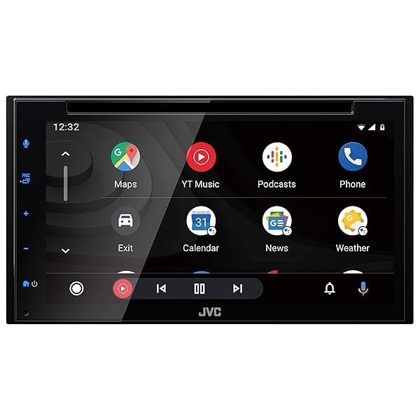 JVC "JVC KW-V660BT: 6.8" Apple CarPlay & Android Auto Double DIN DVD Player with Bluetooth & 13-Band EQ" - View 8 of 8