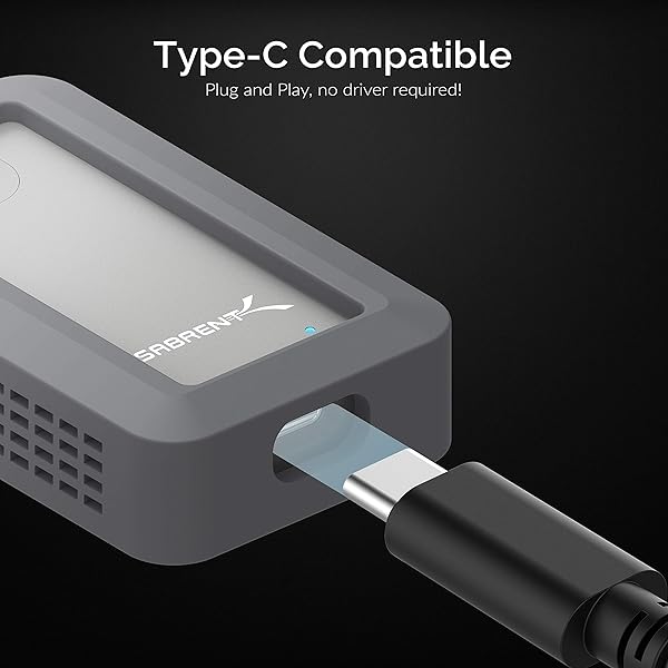 SABRENT SABRENT Rocket Nano 1TB USB 3.2 Waterproof SSD - Rugged Aluminum Design with Bumper Guard - View 9 of 10