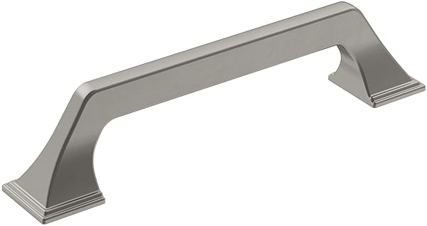 Amerock "Amerock Satin Nickel Cabinet Pull 5-1/16" (128mm) - Exceed Drawer Handle | 1 Pack Cabinet Hardware"