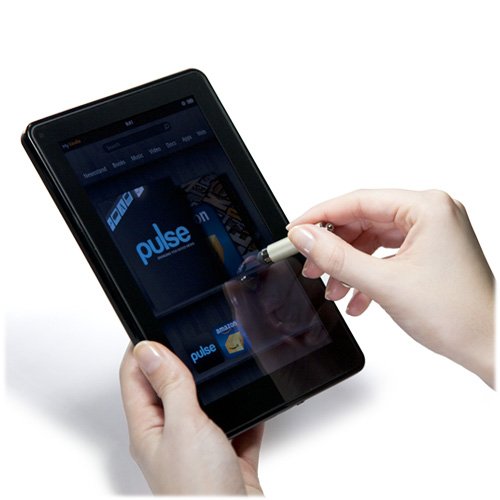 BoxWave BoxWave Stylus Pen for Amazon Fire HD 8 10th Gen 2020 Mini Capacitive Stylus with Keyring Loop Jet Black - View 7 of 7