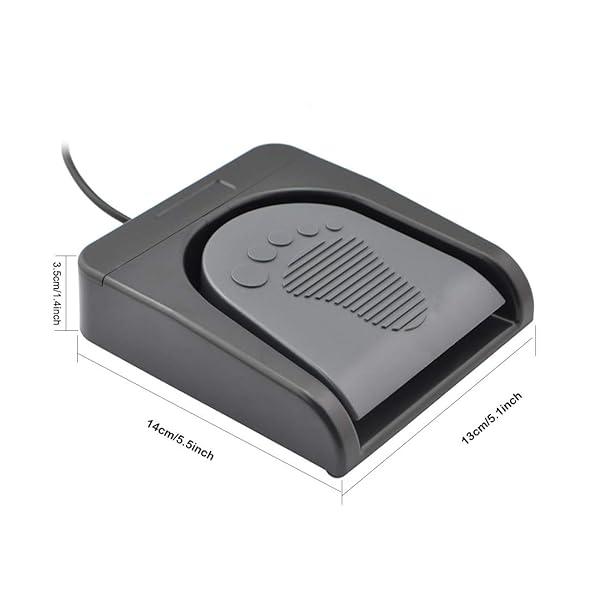 iKKEGOL iKKEGOL Upgraded USB Foot Pedal Switch Control for Customized Keyboard Mouse Game Action Black - View 8 of 10