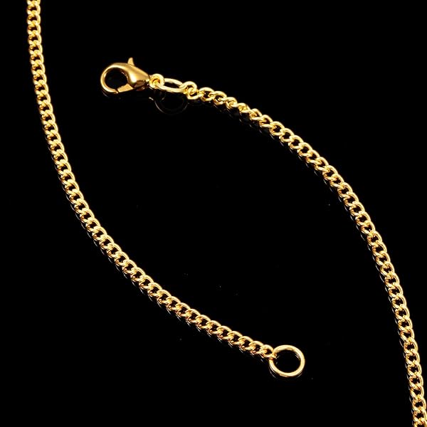 Hicarer Hicarer 24 Pack Gold Plated Necklace Chains for Jewelry Making with Lobster Clasps 24 Inch DIY Supplies for Women - View 4 of 8