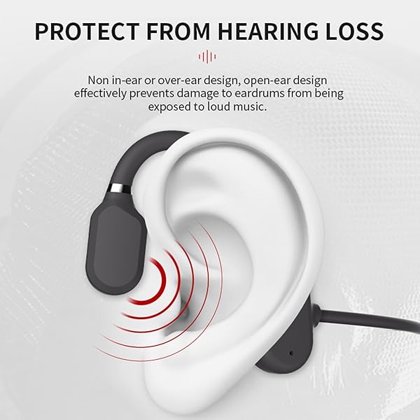 TOKANI Open Ear Wireless Sports Headphones: Bluetooth 5.0, Waterproof & Sweatproof for Jogging, Cycling & Outdoor Activities - View 8 of 9