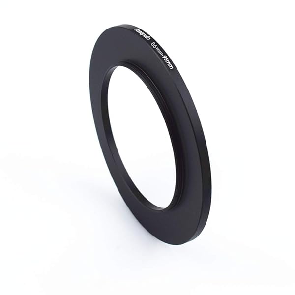 Amopofo 86mm-95mm Metal Ring/86mm to 95mm Step-Up Ring for Filters,Made of CNC Machined with Matte Black Electroplated Finish,Compatible with All 86mm Camera Lenses & 95mm Accessories - View 3 of 7